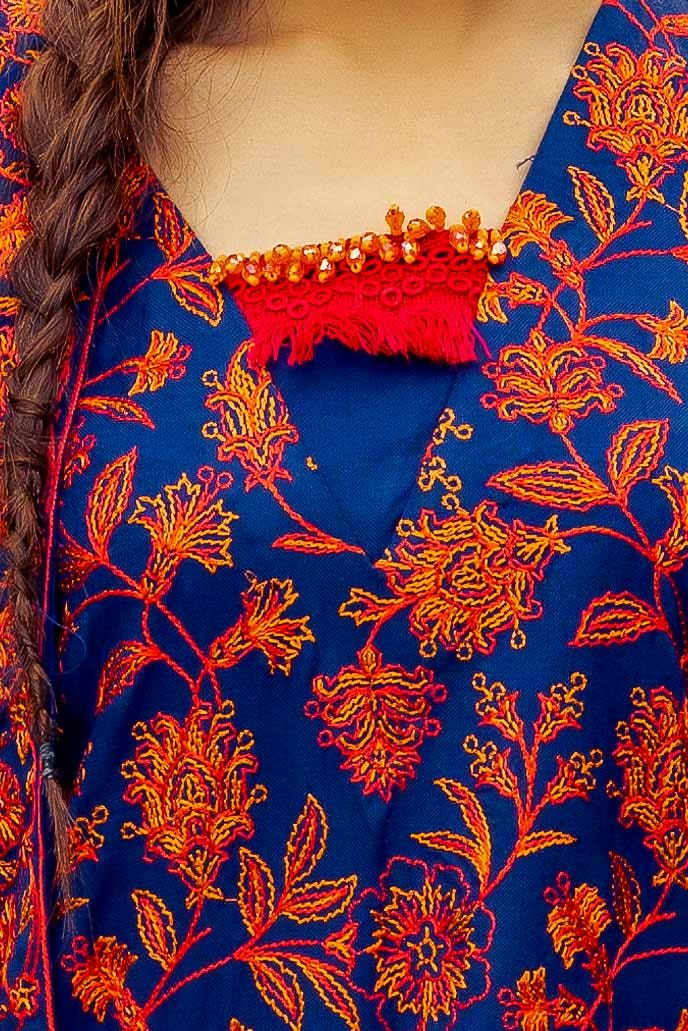 Gul Ahmed | Winter Collection 24 | Acrylic Suit with Embroidered Acrylic Dupatta AP-42012 - Official Gul Ahmed - Agha Fabrics UK