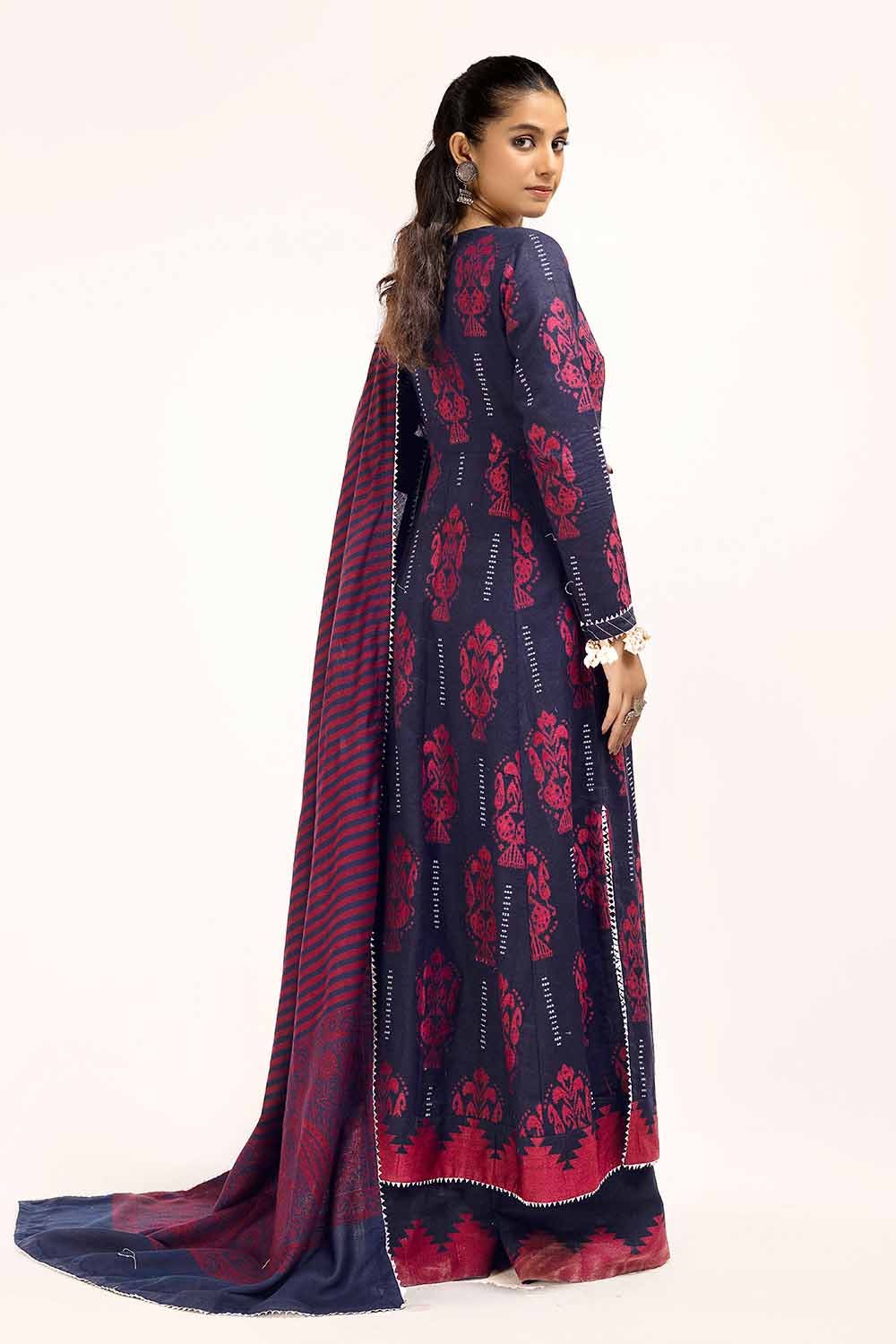 Gul Ahmed | Winter Collection 24 | Pashmina Dupatta AP-42023 - Official Gul Ahmed - Agha Fabrics UK