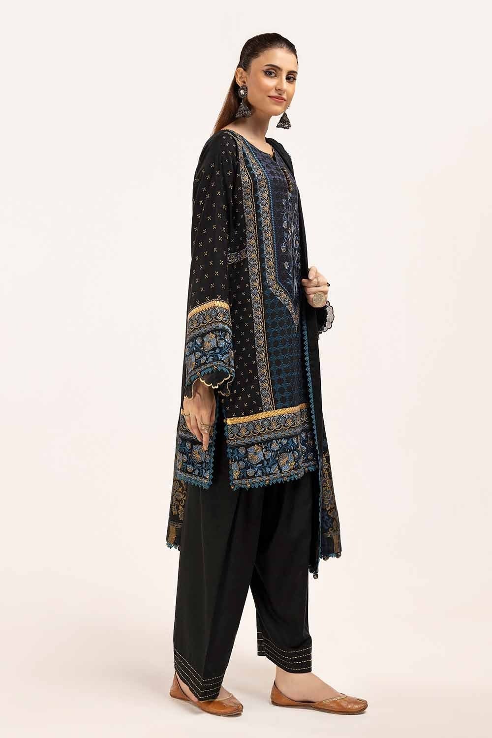 Gul Ahmed | Winter Collection 24 | Pashmina Dupatta AP-42024 - Official Gul Ahmed - Agha Fabrics UK