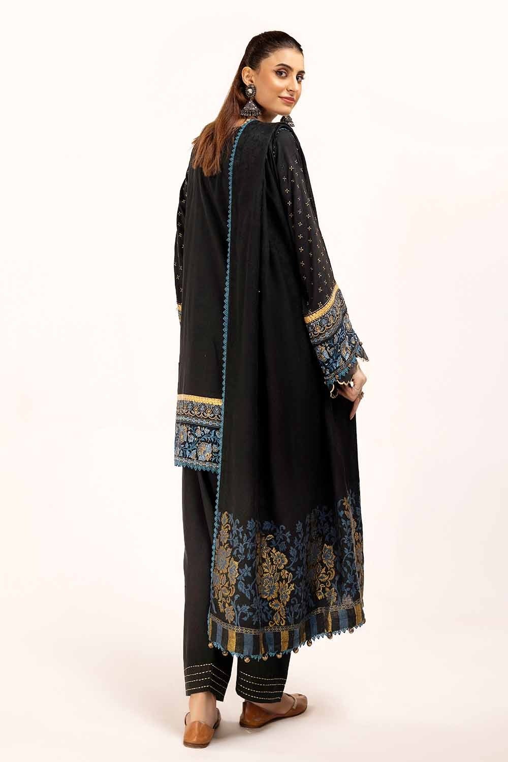 Gul Ahmed | Winter Collection 24 | Pashmina Dupatta AP-42024 - Official Gul Ahmed - Agha Fabrics UK