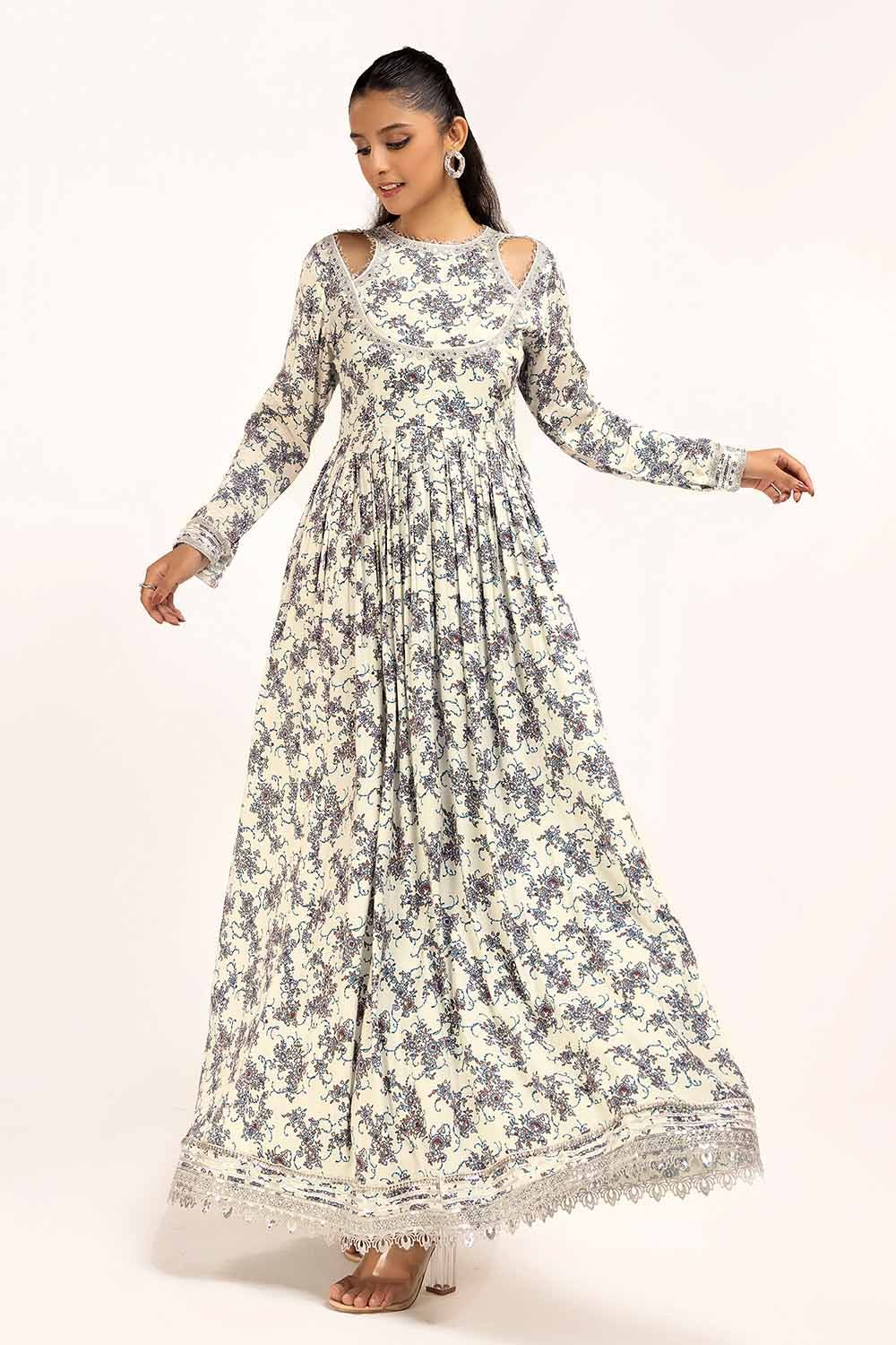 Gul Ahmed | Winter Collection 24 | Acrylic Dupatta AP-42039 - Official Gul Ahmed - Agha Fabrics UK