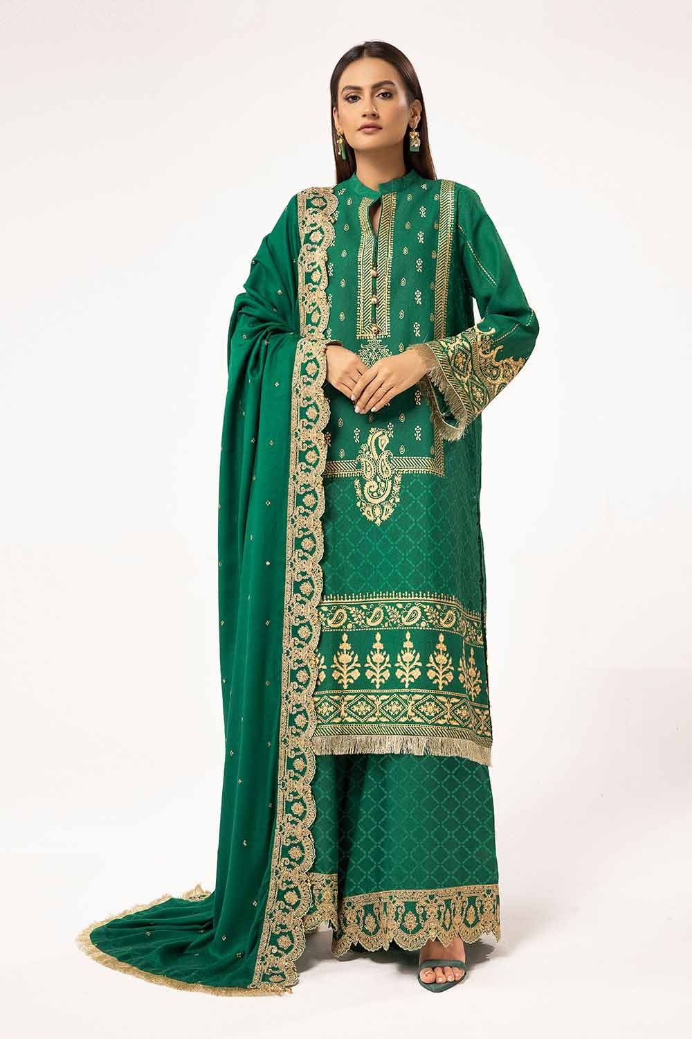 Gul Ahmed | Winter Collection 24 | Pashmina Shawl AP-42046 - Official Gul Ahmed - Agha Fabrics UK