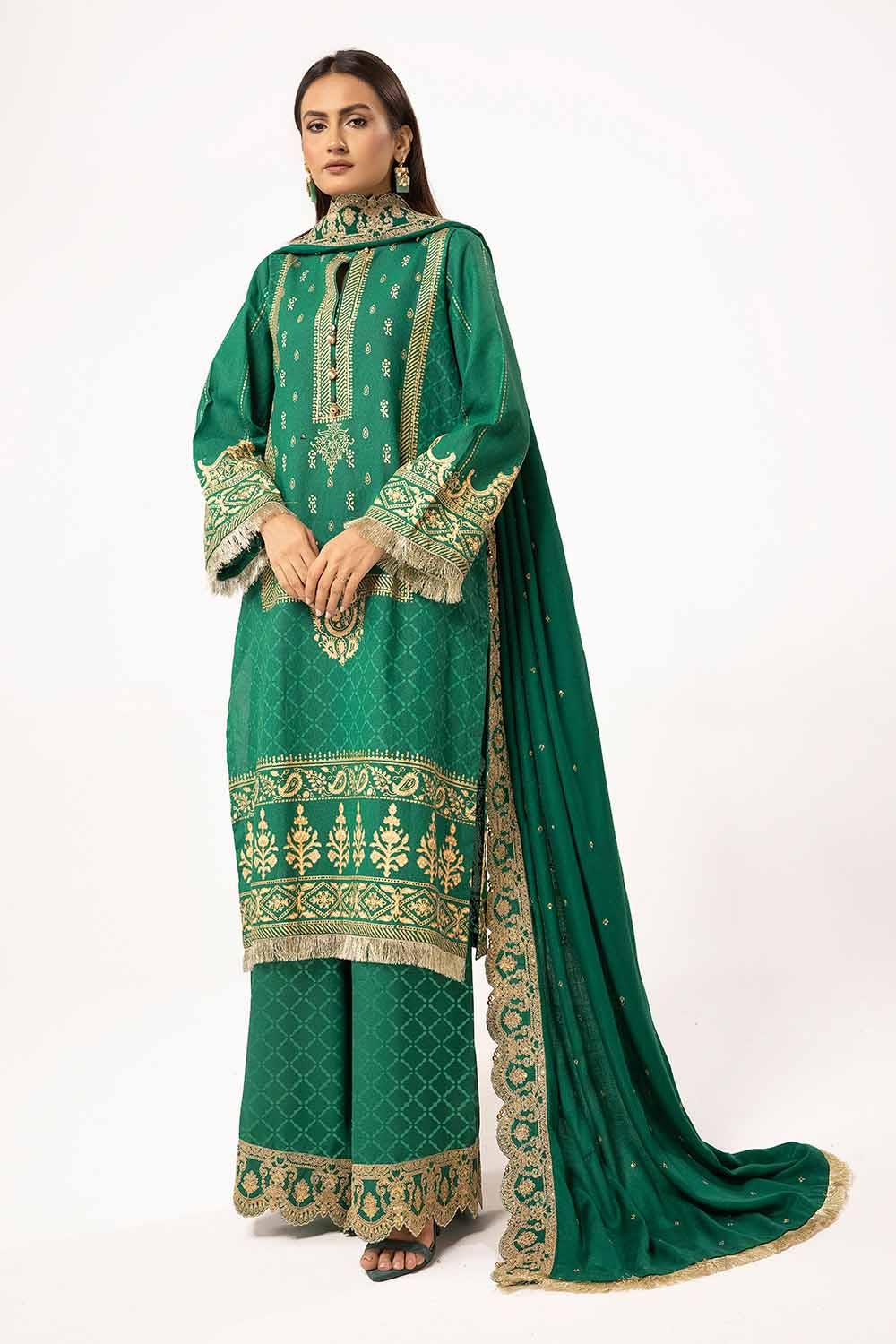 Gul Ahmed | Winter Collection 24 | Pashmina Shawl AP-42046 - Official Gul Ahmed - Agha Fabrics UK