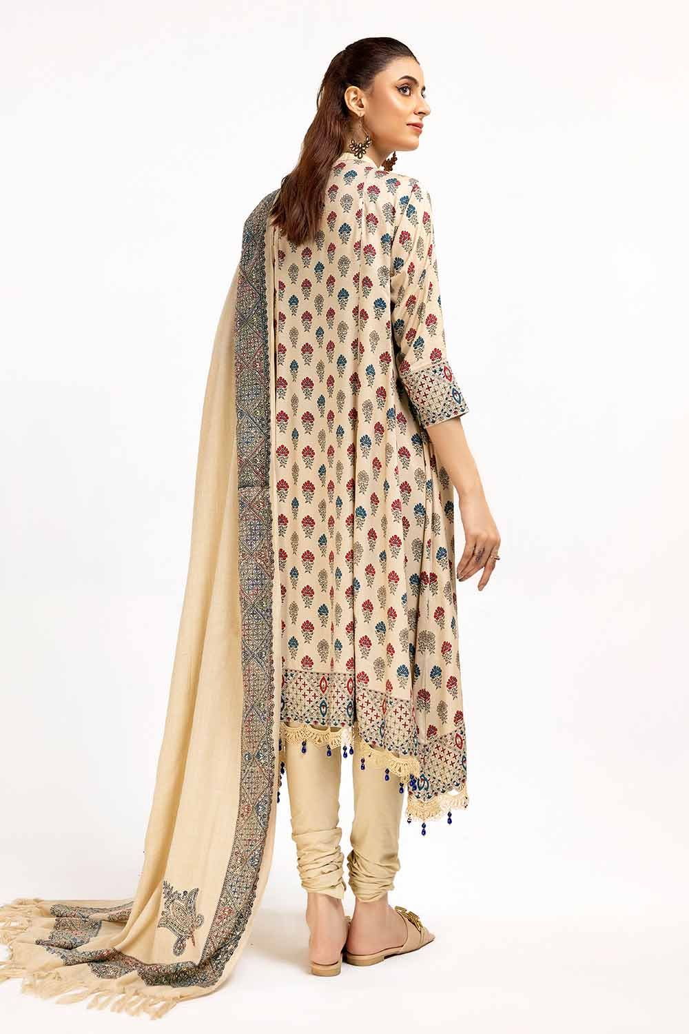 Gul Ahmed | Winter Collection 24 | Pashmina Dupatta AP-42049 - Official Gul Ahmed - Agha Fabrics UK