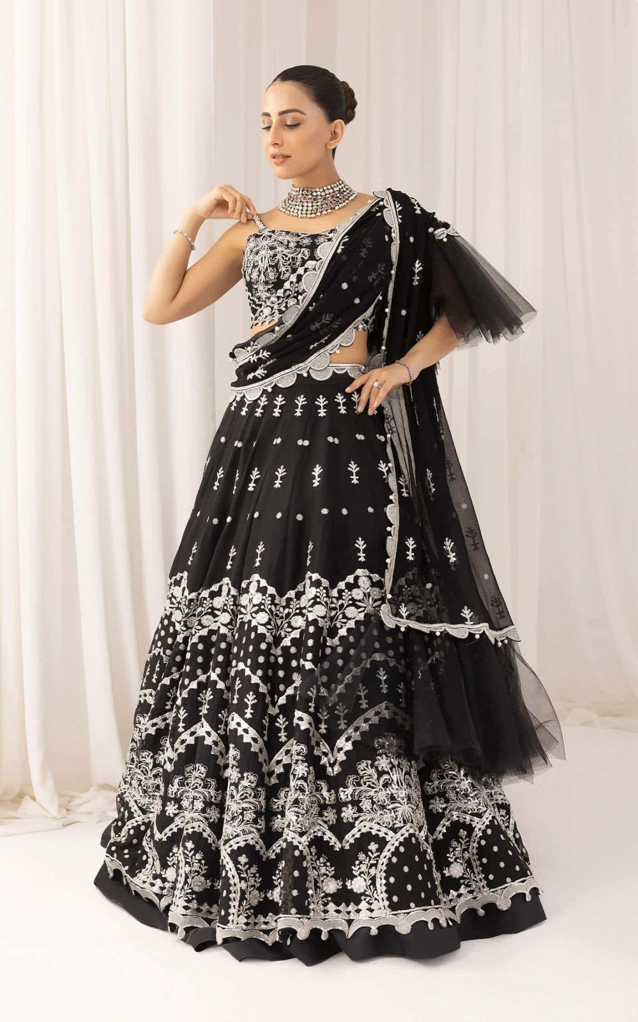 Asifa and Nabeel | Barasti Festive 23 | Basanti (ANB-08) - Official Asifa and Nabeel - Agha Fabrics UK