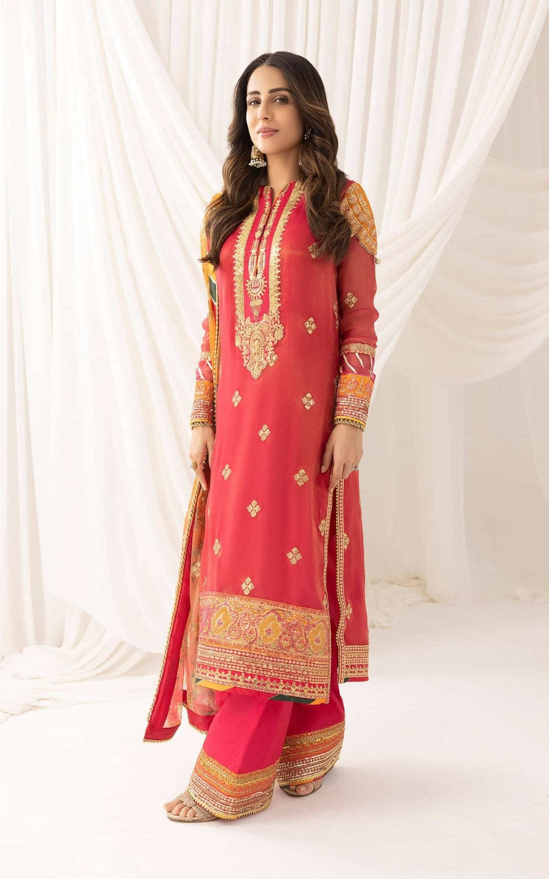 Asifa and Nabeel | Barasti Festive 23 | Sunehri (ANB-04) - Official Asifa and Nabeel - Agha Fabrics UK