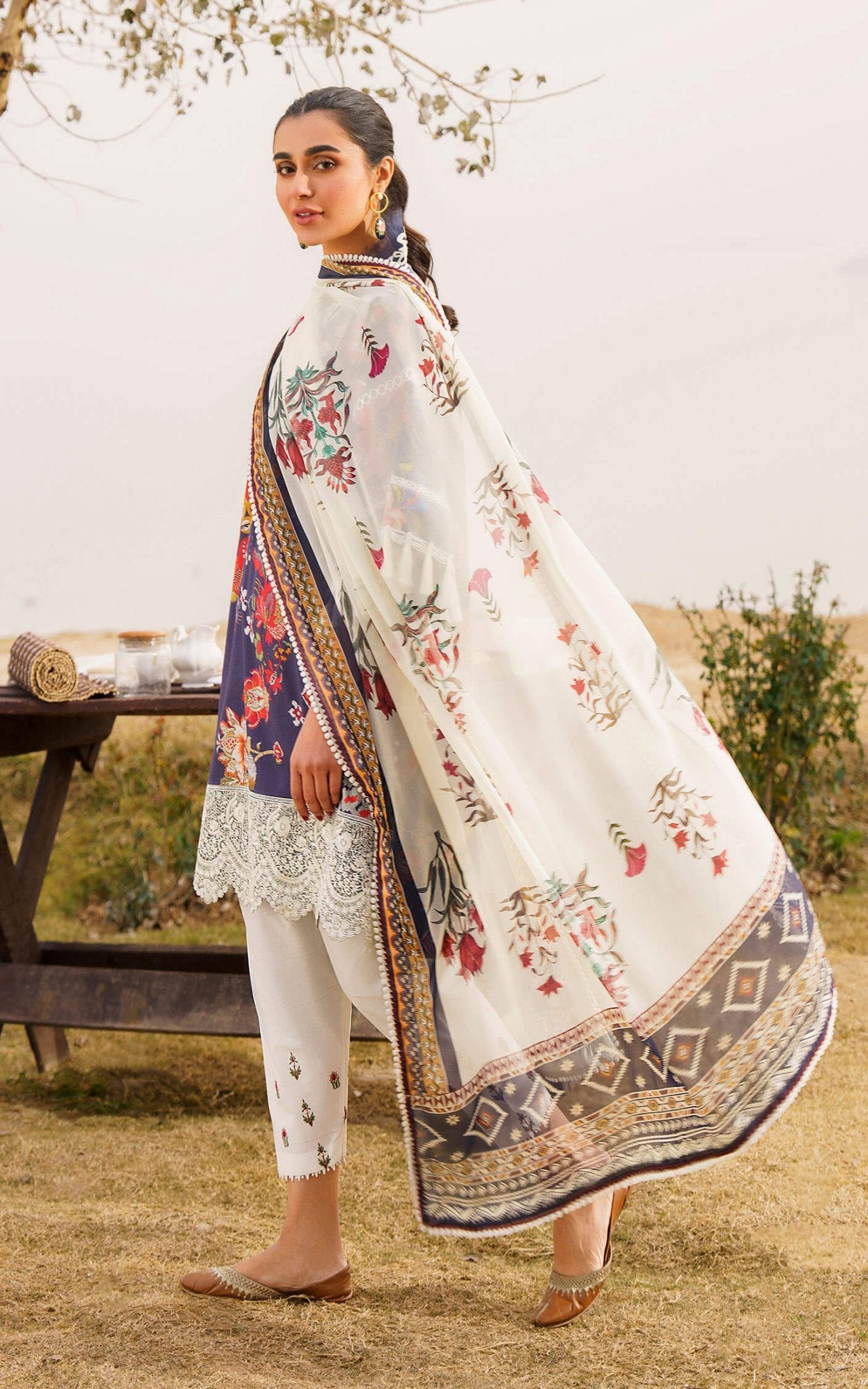 Asifa and Nabeel | Meraki Summer 24 | ALORA-U141M003 - Official Asifa and Nabeel - Agha Fabrics UK