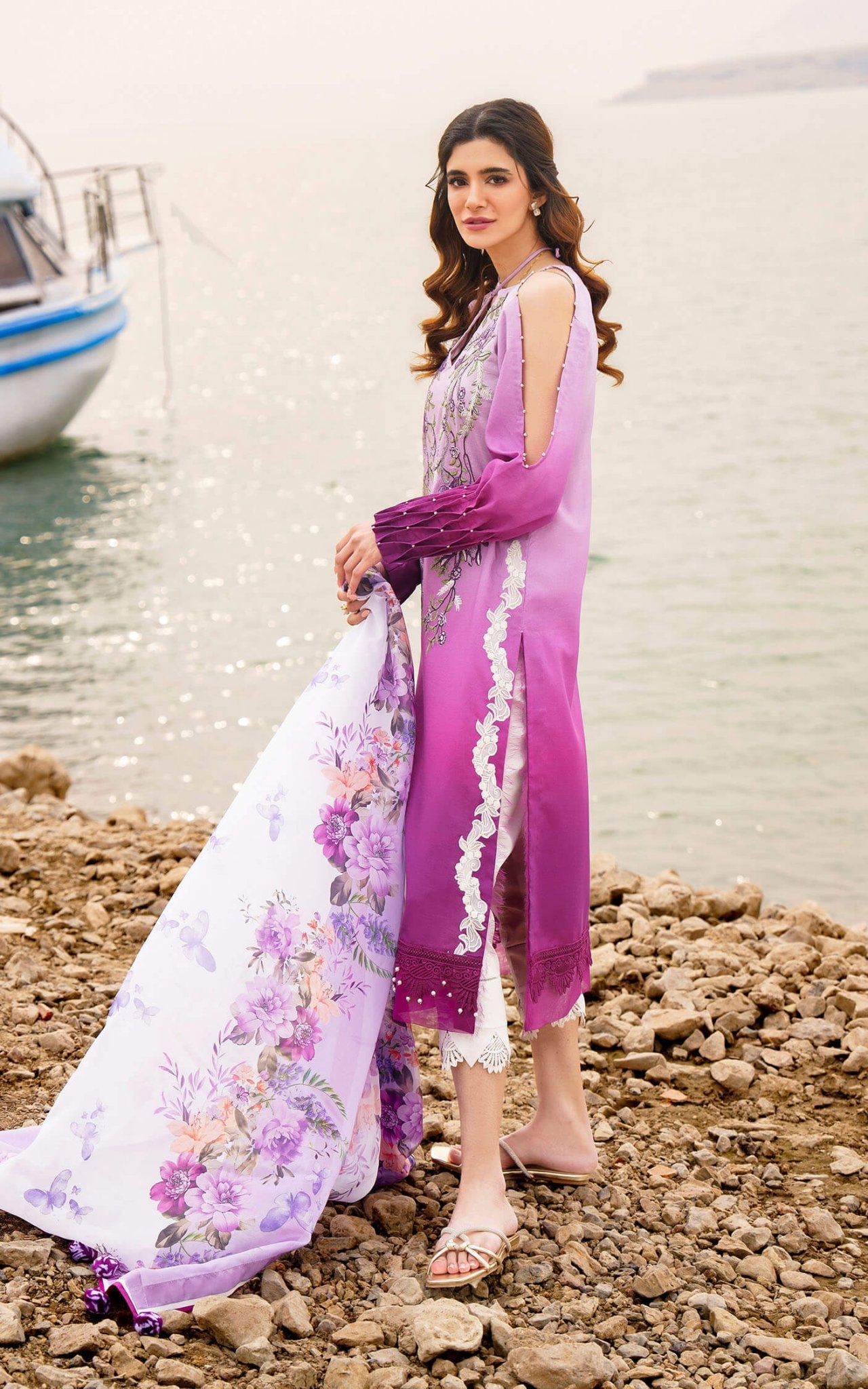 Asifa and Nabeel | Meraki Summer 24 | CALLA-U141M018 - Official Asifa and Nabeel - Agha Fabrics UK