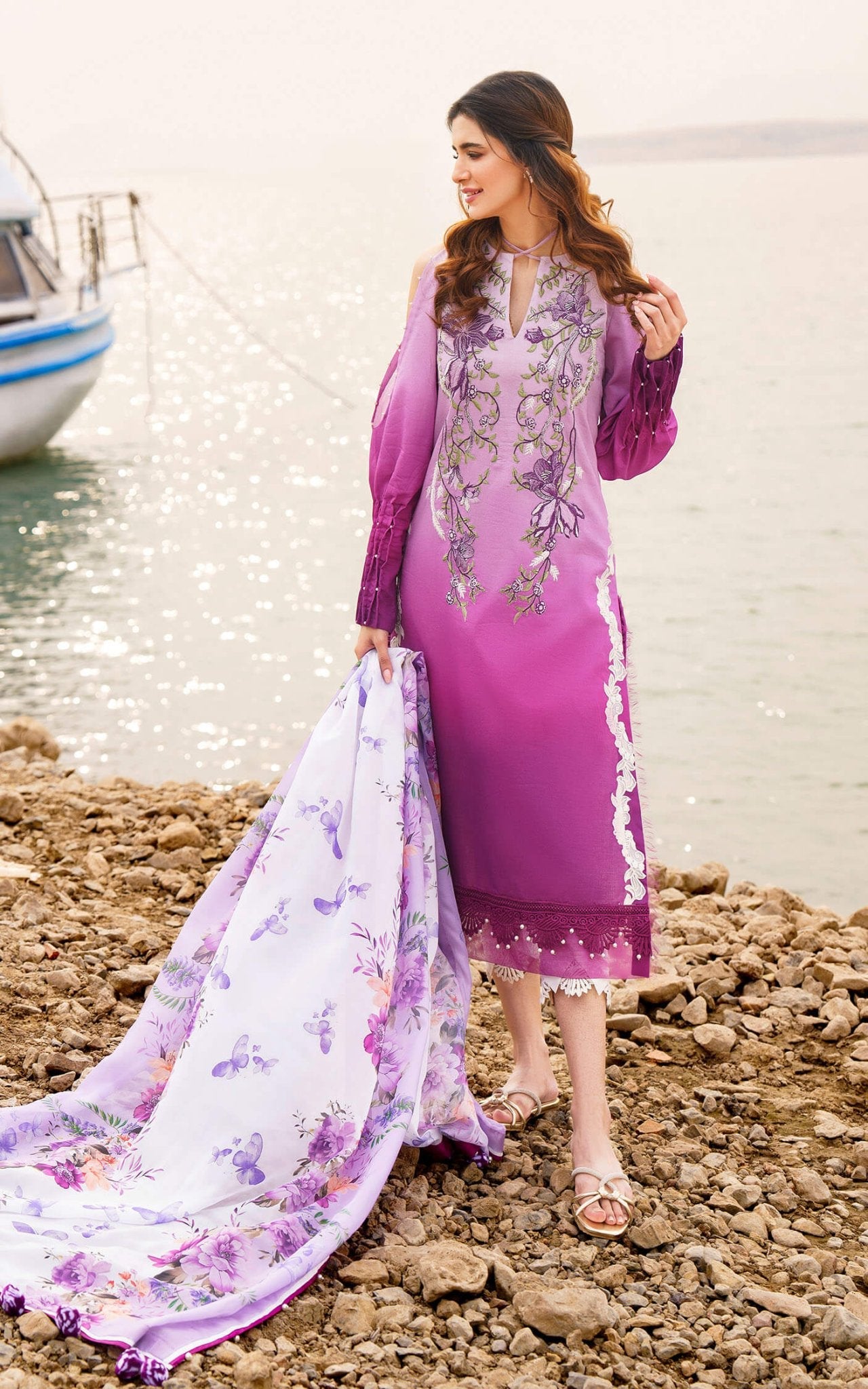 Asifa and Nabeel | Meraki Summer 24 | CALLA-U141M018 - Official Asifa and Nabeel - Agha Fabrics UK