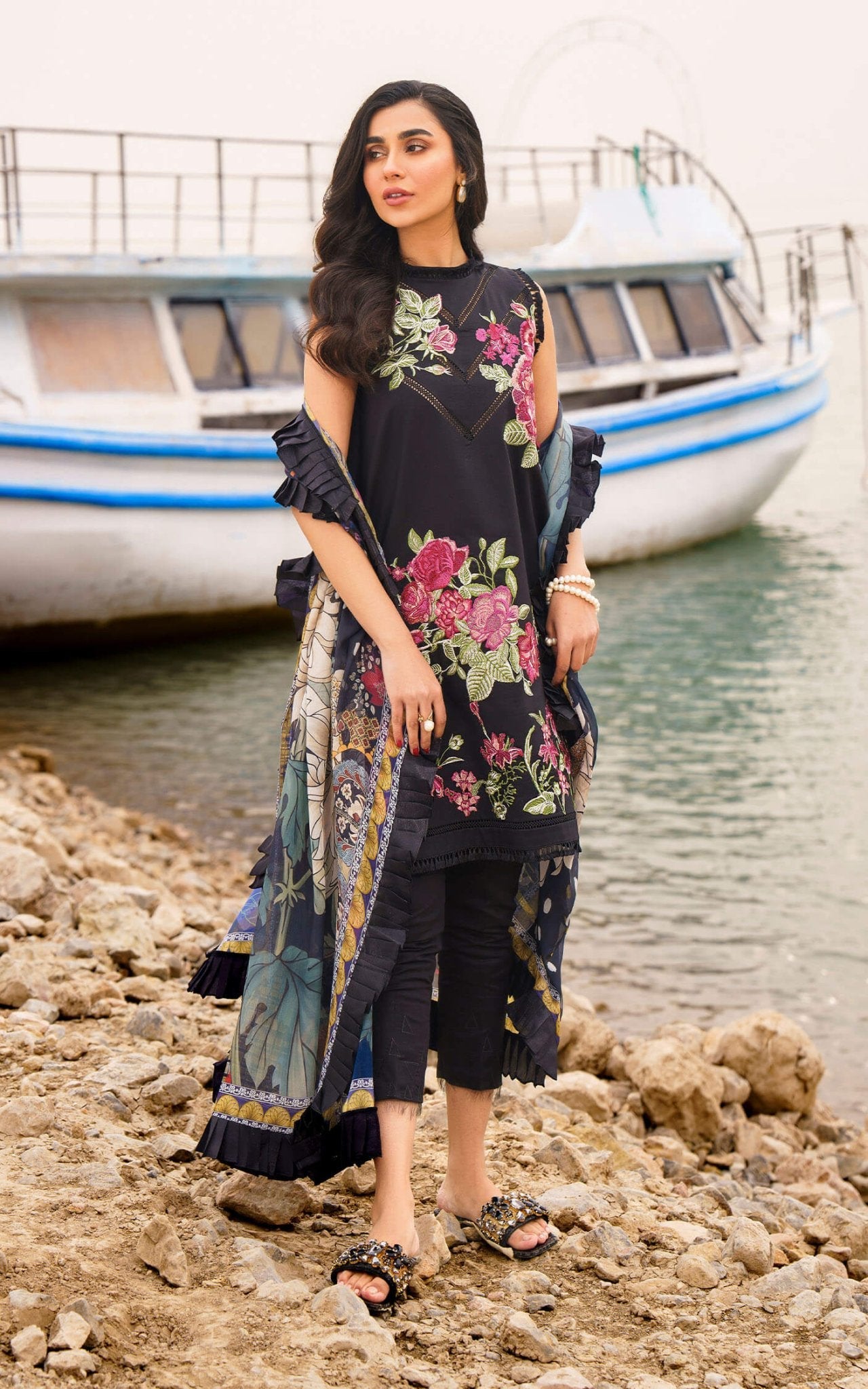 Asifa and Nabeel | Meraki Summer 24 | DAPHNE-U141M019 - Official Asifa and Nabeel - Agha Fabrics UK