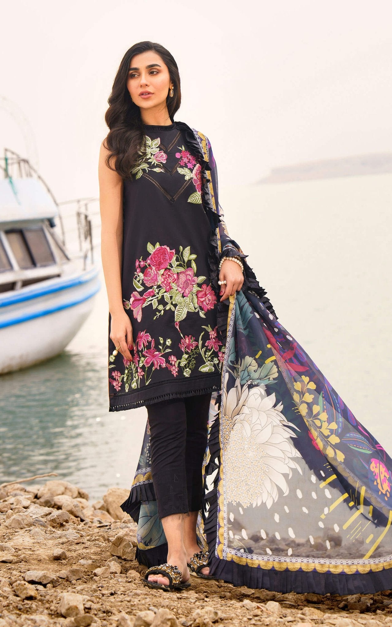 Asifa and Nabeel | Meraki Summer 24 | DAPHNE-U141M019 - Official Asifa and Nabeel - Agha Fabrics UK