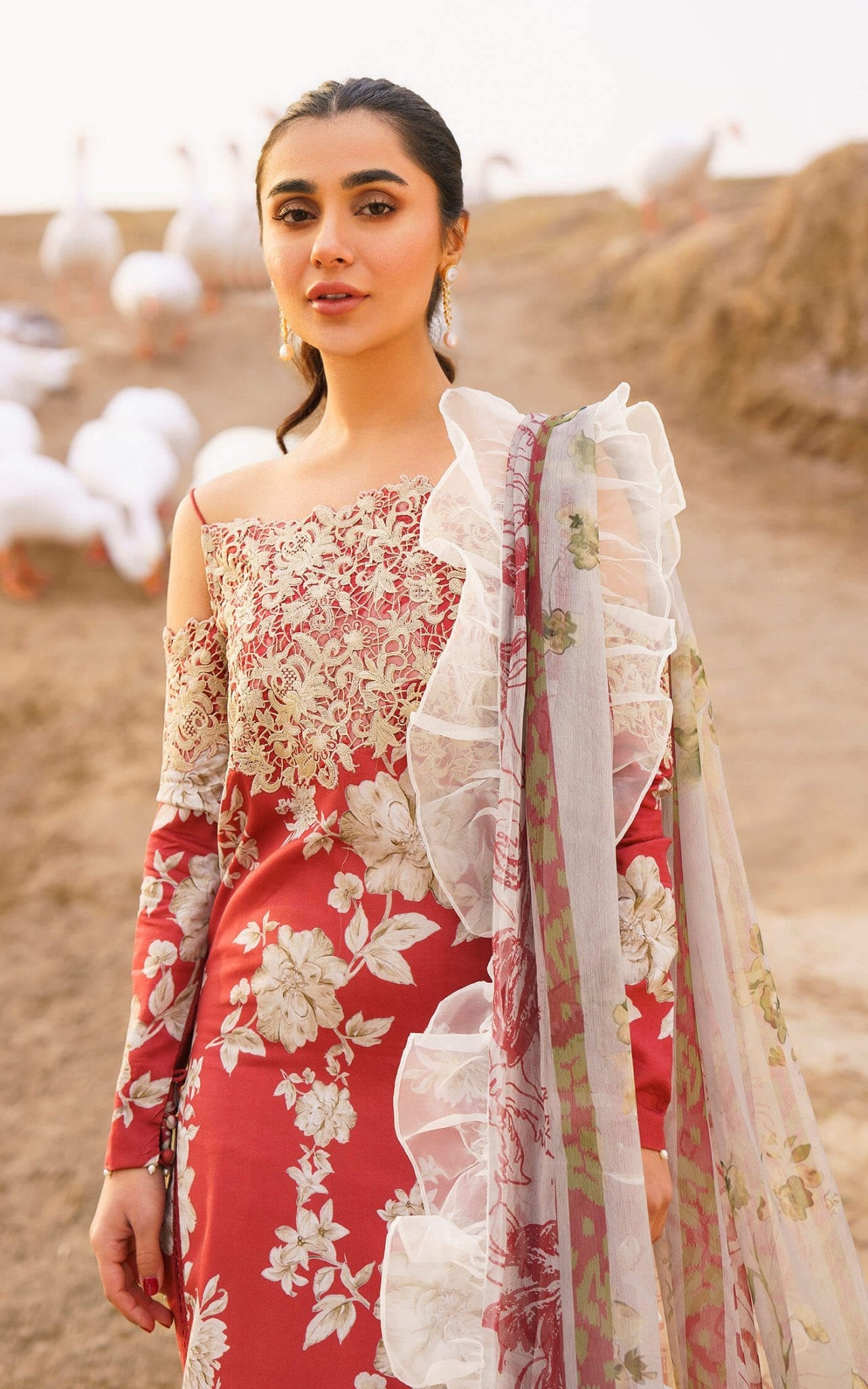 Asifa and Nabeel | Meraki Summer 24 | SIA-U141M006 - Official Asifa and Nabeel - Agha Fabrics UK