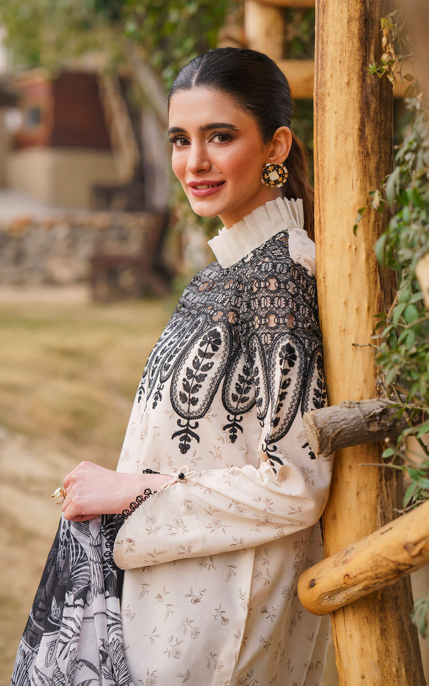Asifa and Nabeel | Meraki Summer 24 | SNOWDROP-U141M002 -  Asifa and Nabeel Luxury - Original Designer Dress - House of Maryam