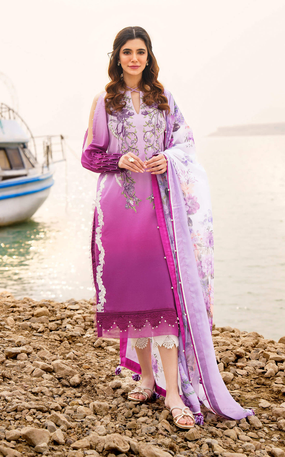 Asifa and Nabeel | Meraki Summer 24 | CALLA-U141M018 -  Asifa and Nabeel Luxury - Original Designer Dress - House of Maryam