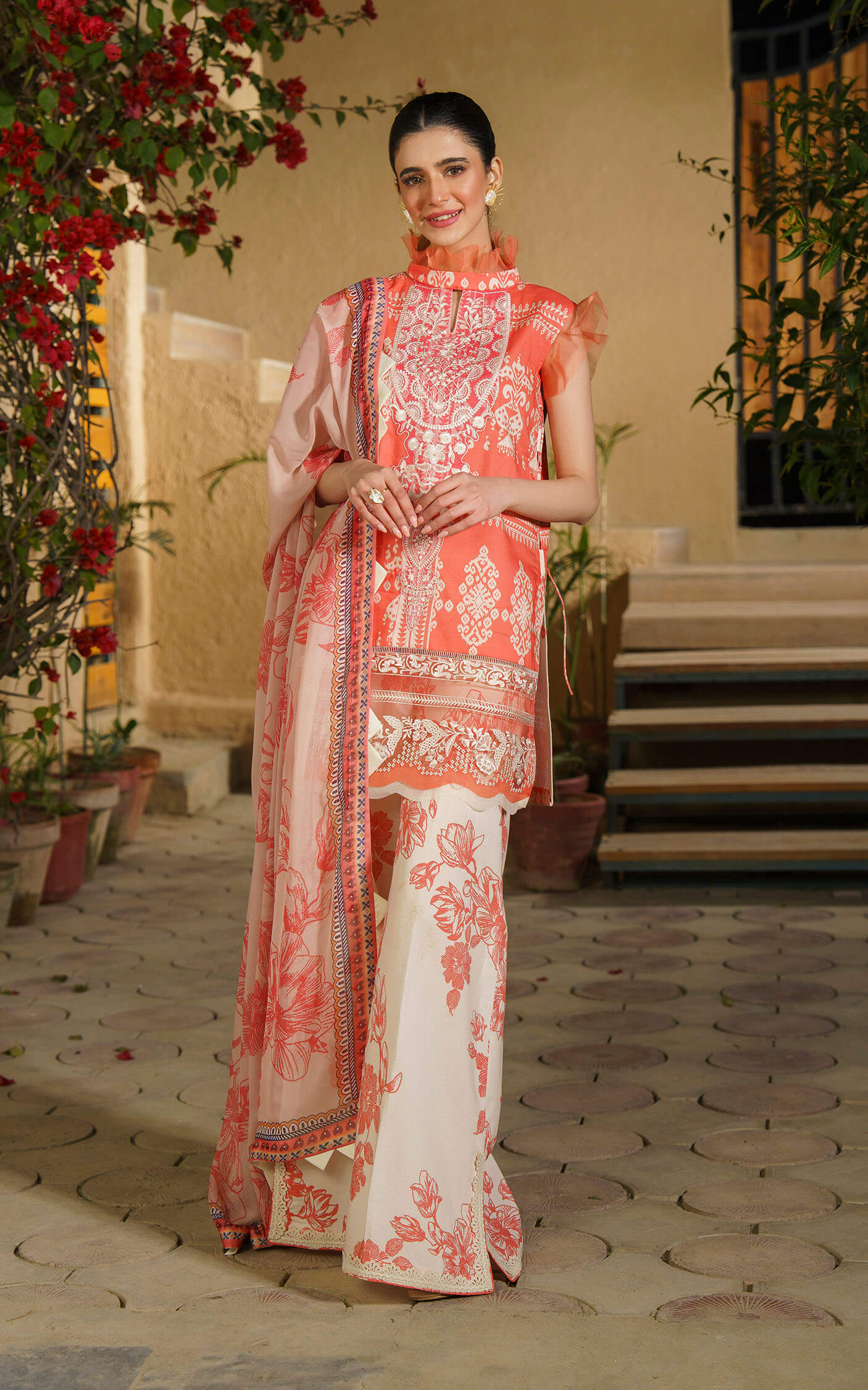 Asifa and Nabeel | Meraki Summer 24 | DAHLIA-U141M001 - Official Asifa and Nabeel - Agha Fabrics UK