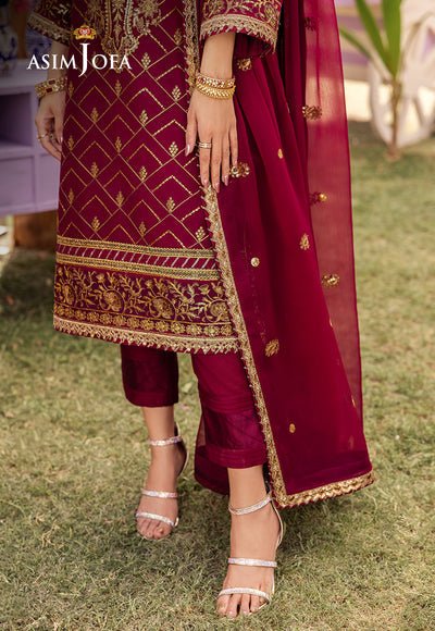 Asim Jofa | Dhanak Rang Collection | AJCF-01 - Official asim - Agha Fabrics UK