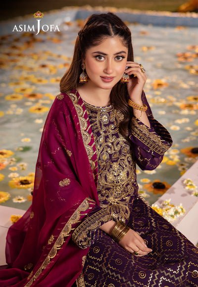 Asim Jofa | Dhanak Rang Collection | AJCF-02 - Official Asim Jofa - Agha Fabrics UK