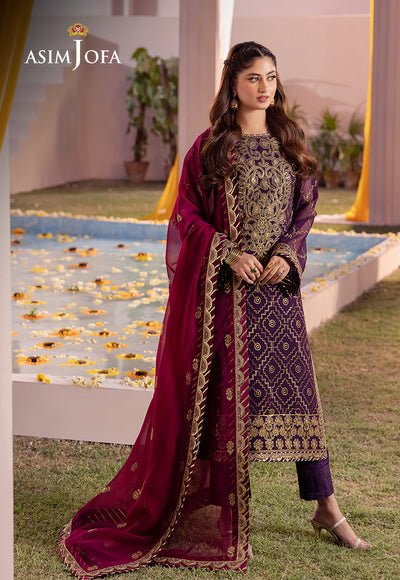 Asim Jofa | Dhanak Rang Collection | AJCF-02 - Official Asim Jofa - Agha Fabrics UK