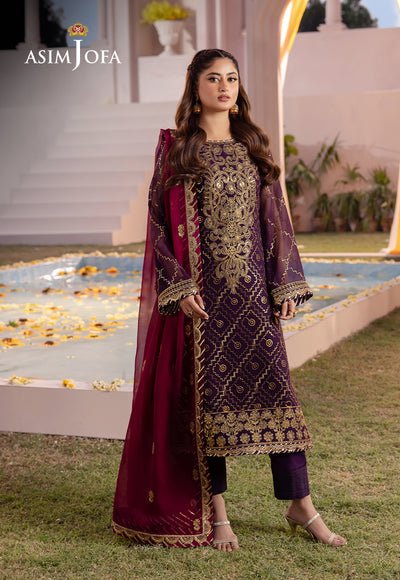 Asim Jofa | Dhanak Rang Collection | AJCF-02 - Official Asim Jofa - Agha Fabrics UK