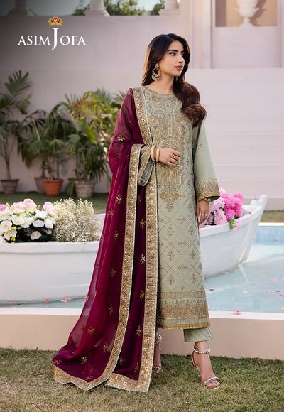 Asim Jofa | Dhanak Rang Collection | AJCF-06 - Official Asim Jofa - Agha Fabrics UK