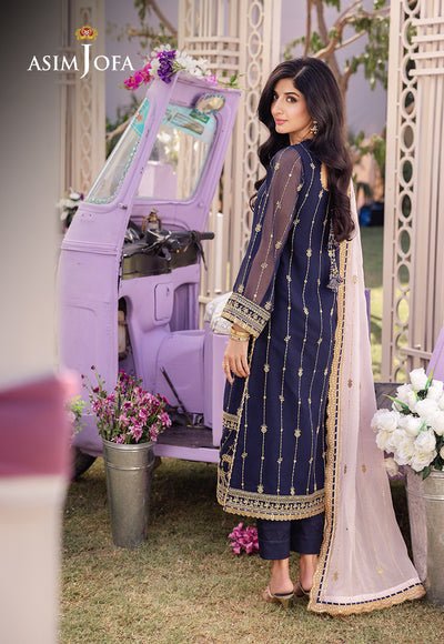 Asim Jofa | Dhanak Rang Collection | AJCF-09 - Official Asim Jofa - Agha Fabrics UK