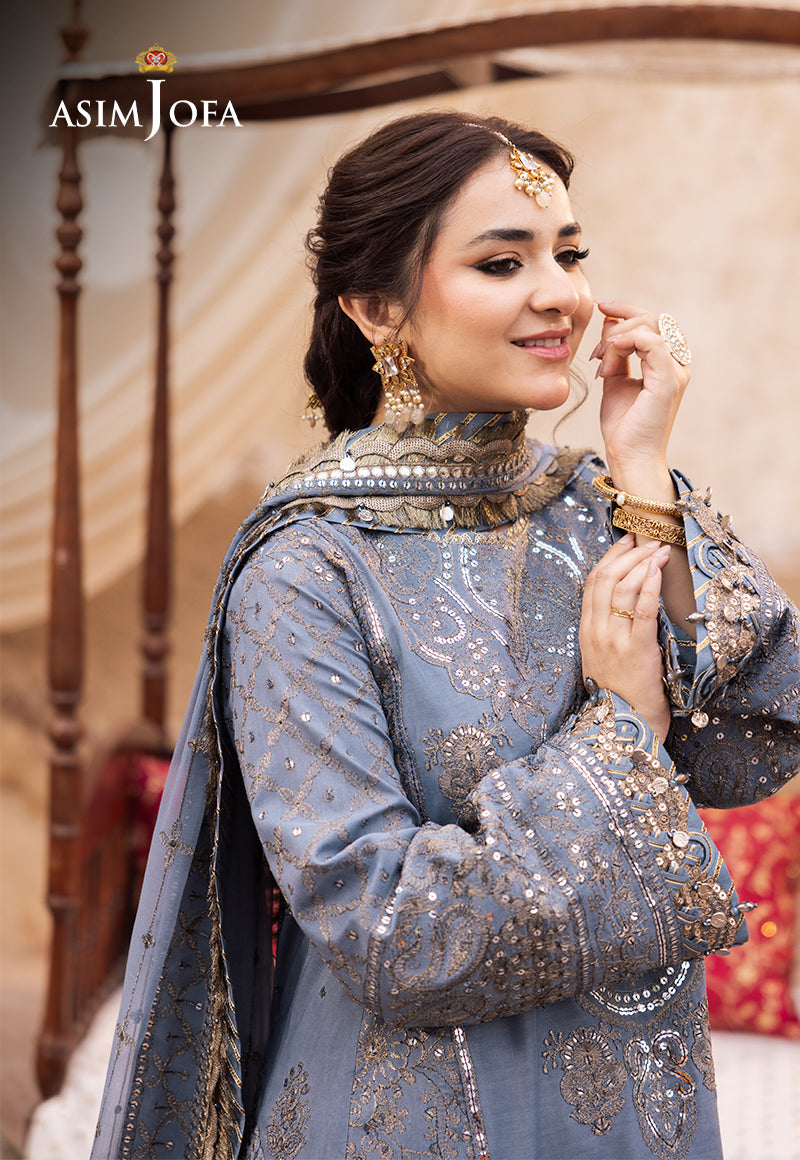 Asim Jofa | Chikankari EidÃÂ¢ÃÂÃÂ24 | AJCE-12 - Official Asim Jofa - Agha Fabrics UK