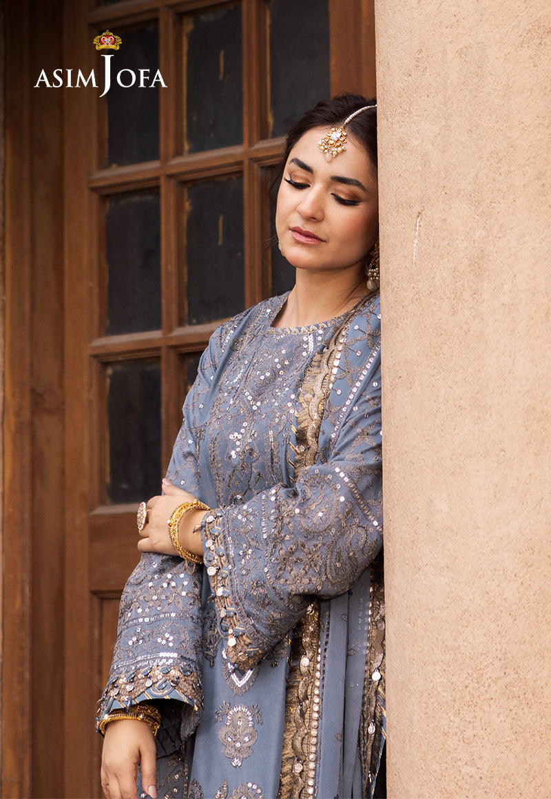 Asim Jofa | Chikankari EidÃÂ¢ÃÂÃÂ24 | AJCE-12 - Official Asim Jofa - Agha Fabrics UK