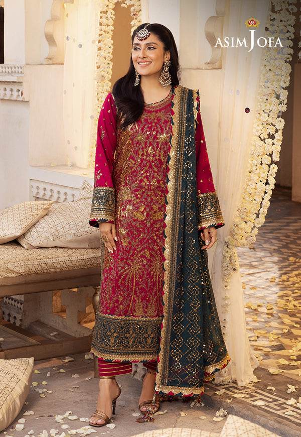 Asim Jofa | Shehnai Festive Collection | AJSH-19 - Official Asim Jofa - Agha Fabrics UK