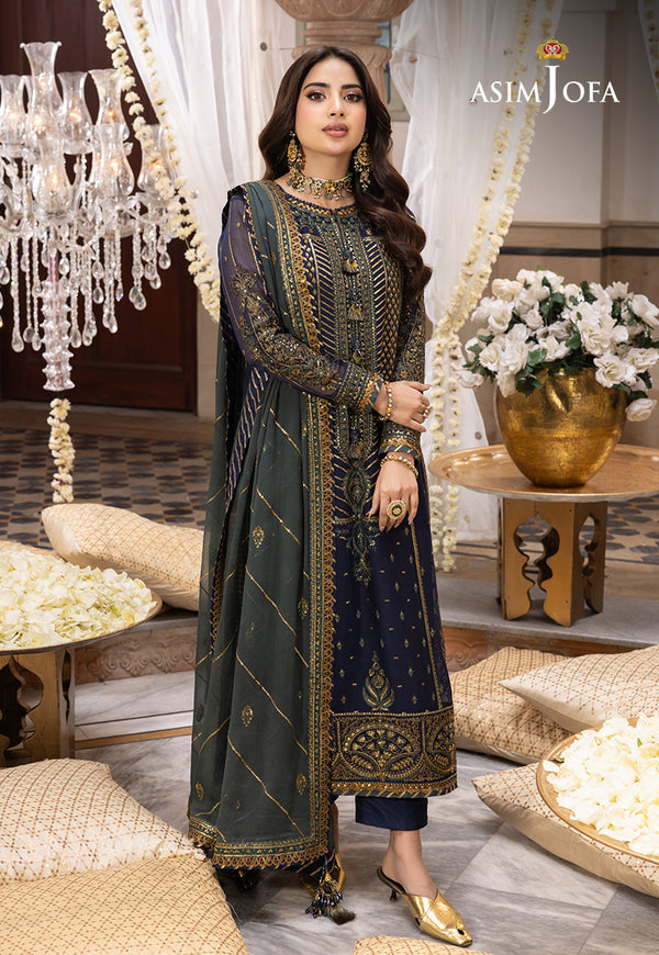 Asim Jofa | Shehnai Festive Collection | AJSH-12 - Official Asim Jofa - Agha Fabrics UK