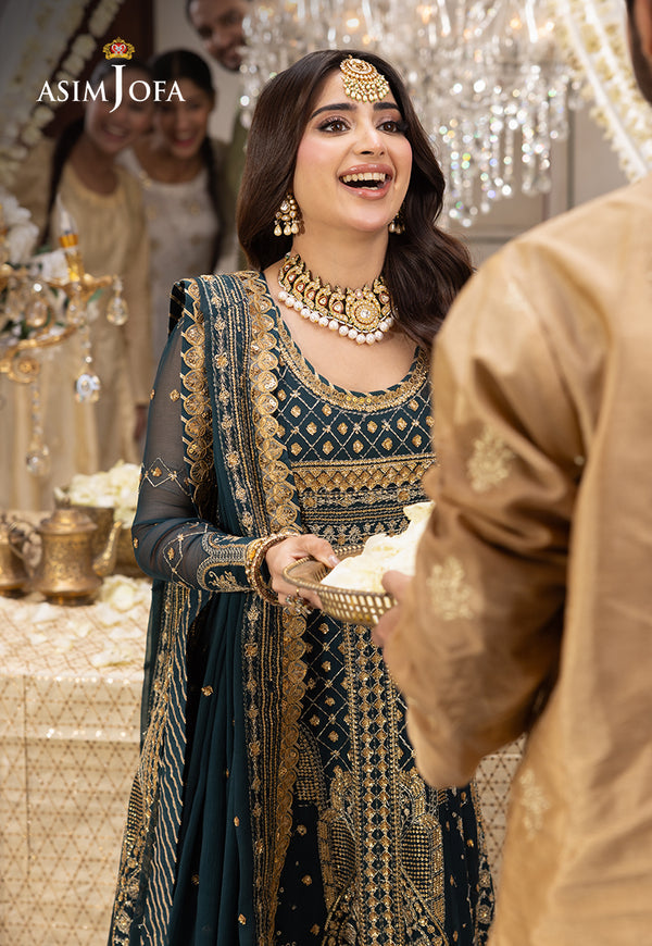 Asim Jofa | Shehnai Festive Collection | AJSH-18 - Official Asim Jofa - Agha Fabrics UK