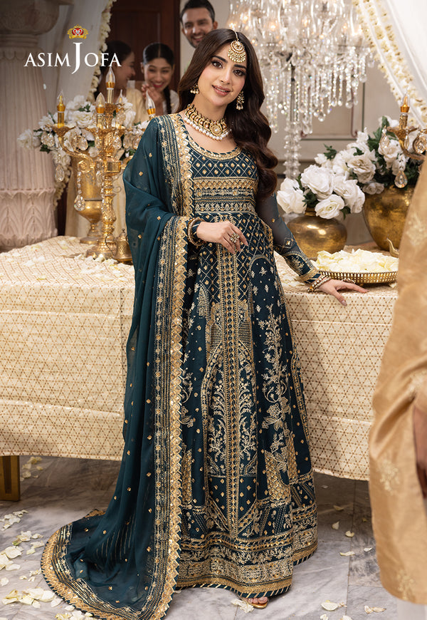 Asim Jofa | Shehnai Festive Collection | AJSH-18 - Official Asim Jofa - Agha Fabrics UK