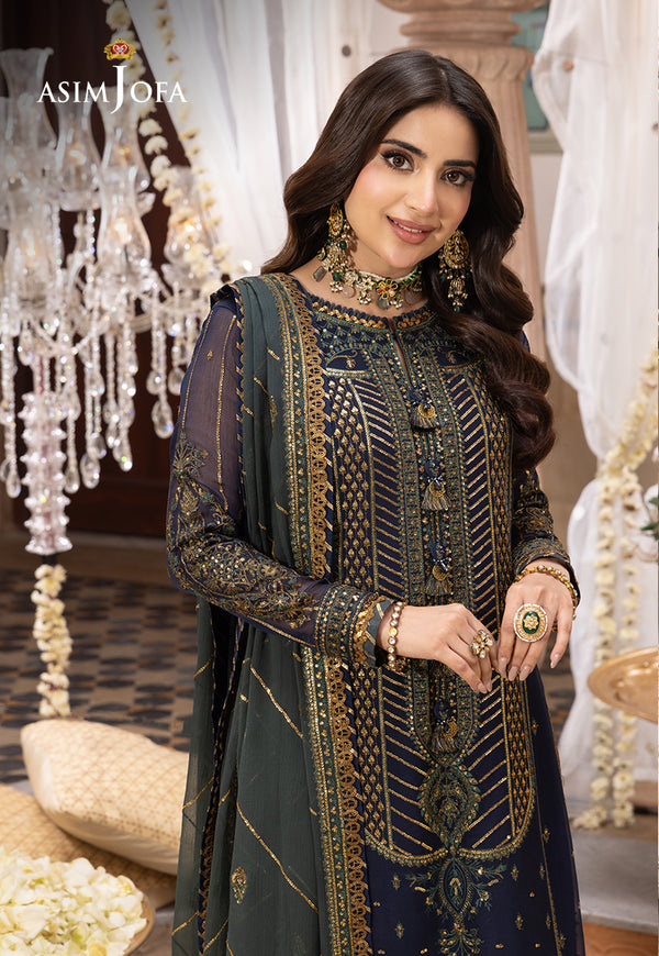 Asim Jofa | Shehnai Festive Collection | AJSH-12 - Official Asim Jofa - Agha Fabrics UK