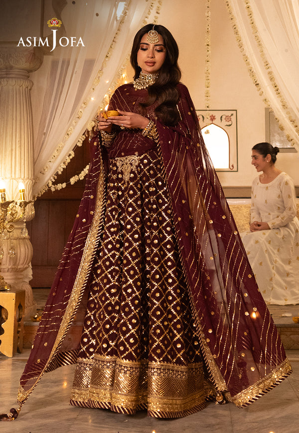 Asim Jofa | Shehnai Festive Collection | AJSH-04 - Official Asim Jofa - Agha Fabrics UK