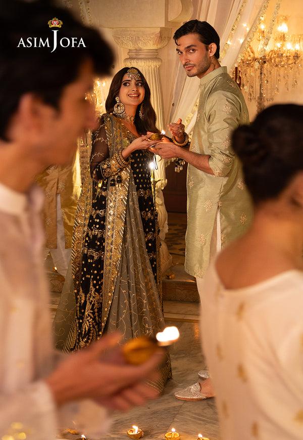 Asim Jofa | Shehnai Festive Collection | AJSH-08 - Official Asim Jofa - Agha Fabrics UK