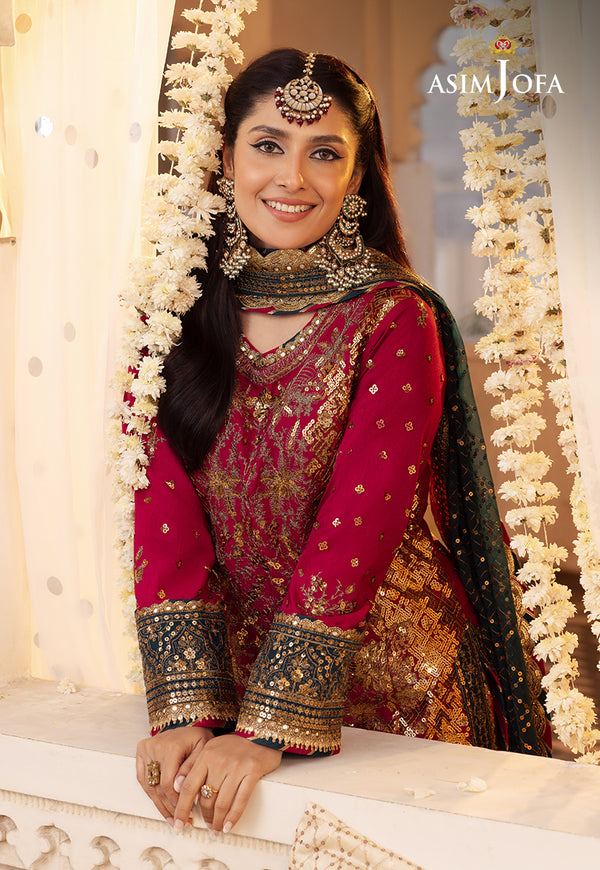 Asim Jofa | Shehnai Festive Collection | AJSH-19 - Official Asim Jofa - Agha Fabrics UK