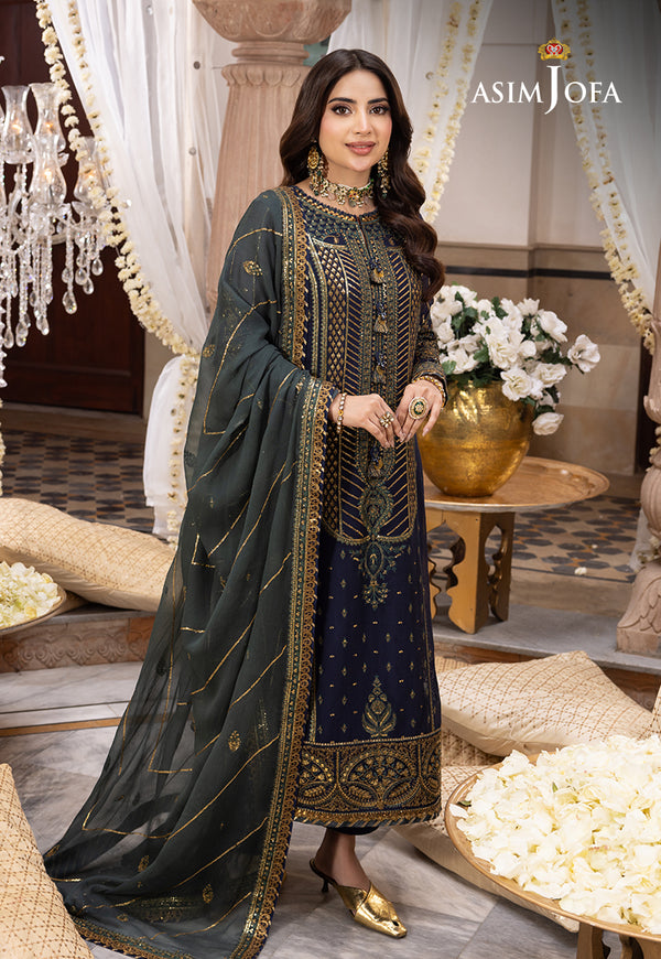 Asim Jofa | Shehnai Festive Collection | AJSH-12 - Official Asim Jofa - Agha Fabrics UK