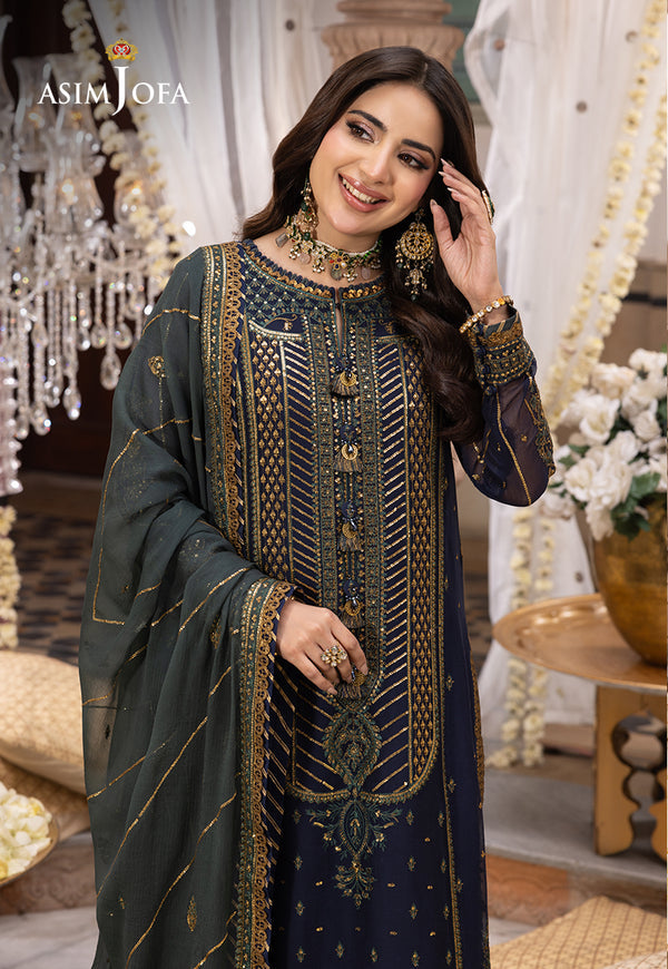 Asim Jofa | Shehnai Festive Collection | AJSH-12 - Official Asim Jofa - Agha Fabrics UK