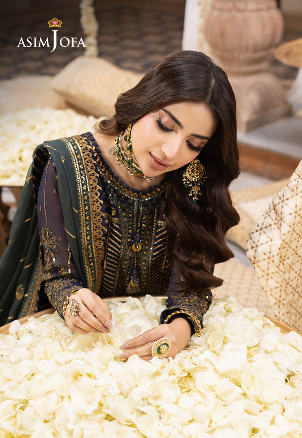 Asim Jofa | Shehnai Festive Collection | AJSH-12 - Official Asim Jofa - Agha Fabrics UK