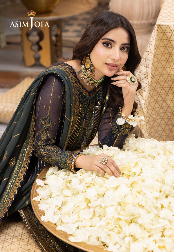 Asim Jofa | Shehnai Festive Collection | AJSH-12 - Official Asim Jofa - Agha Fabrics UK