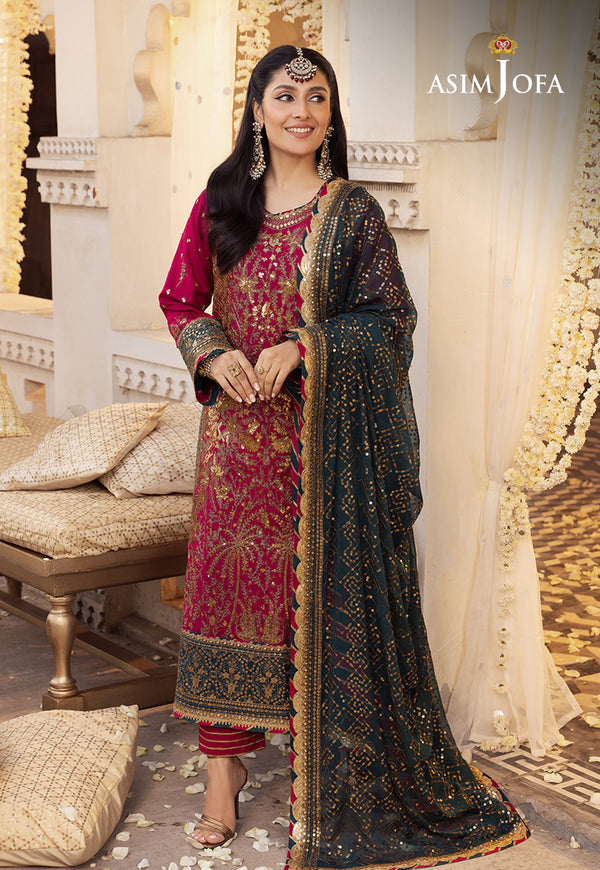 Asim Jofa | Shehnai Festive Collection | AJSH-19 - Official Asim Jofa - Agha Fabrics UK