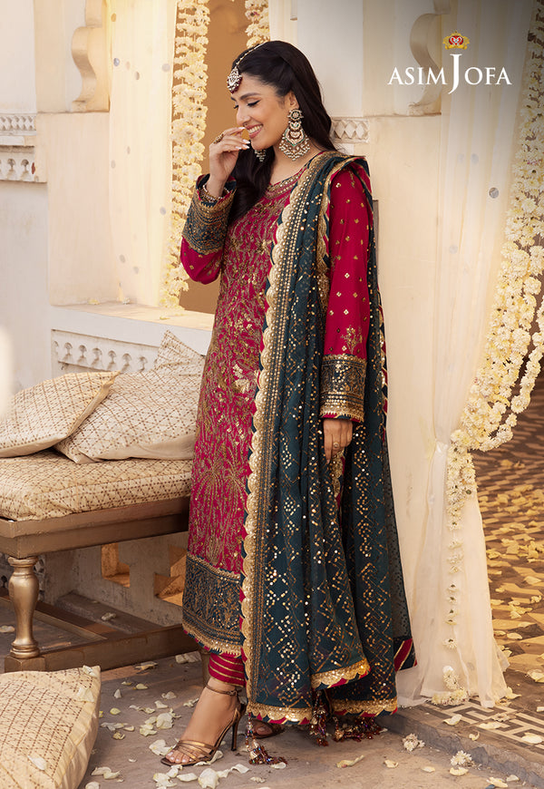 Asim Jofa | Shehnai Festive Collection | AJSH-19 - Official Asim Jofa - Agha Fabrics UK