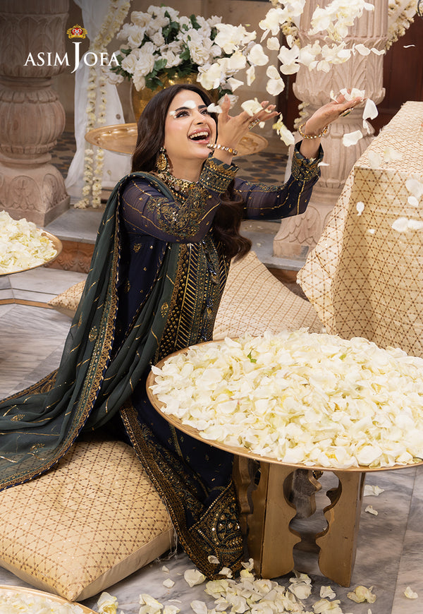 Asim Jofa | Shehnai Festive Collection | AJSH-12 - Official Asim Jofa - Agha Fabrics UK