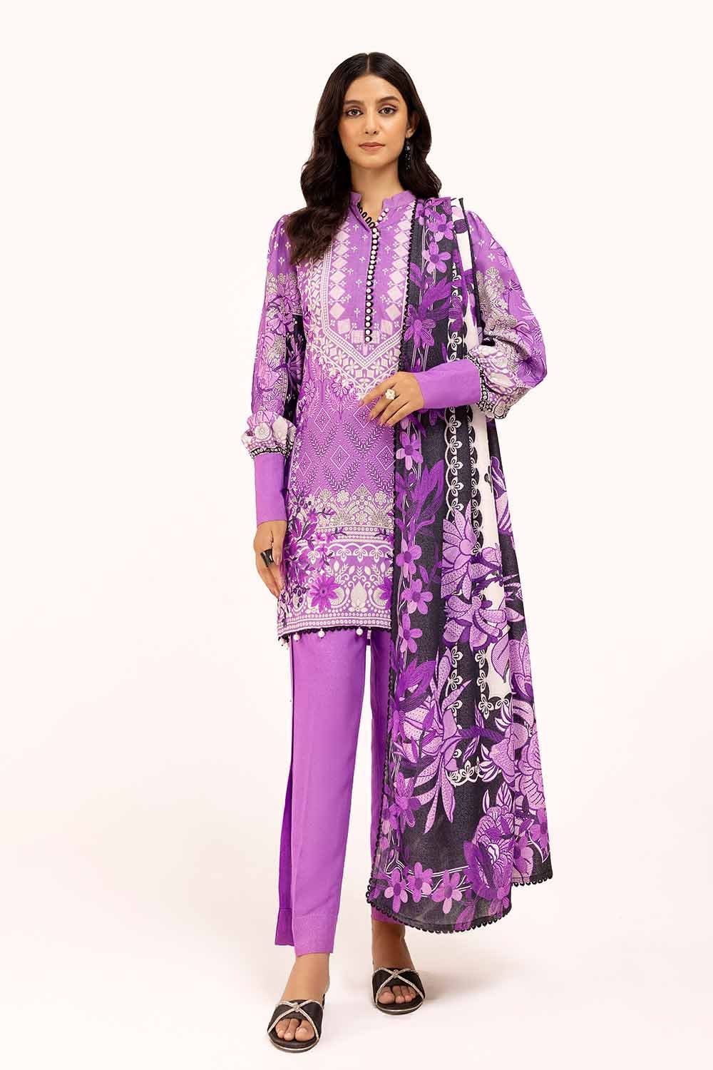 Gul Ahmed | Winter Collection 24 | Karandi Suit AY-42002 - Official Gul Ahmed - Agha Fabrics UK