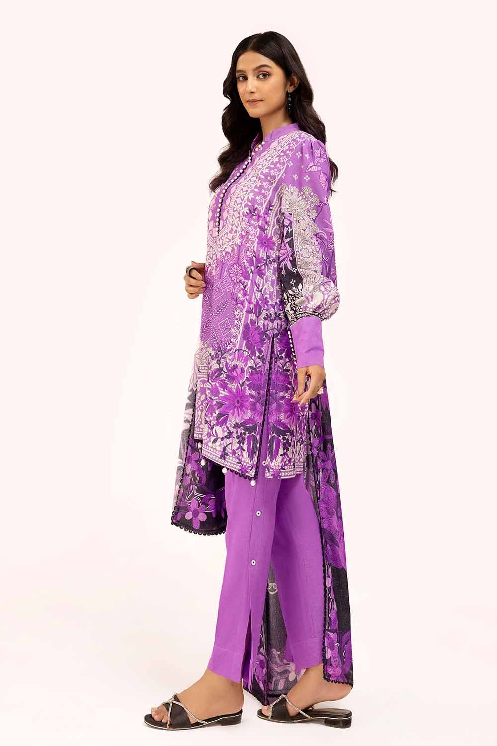 Gul Ahmed | Winter Collection 24 | Karandi Suit AY-42002 - Official Gul Ahmed - Agha Fabrics UK