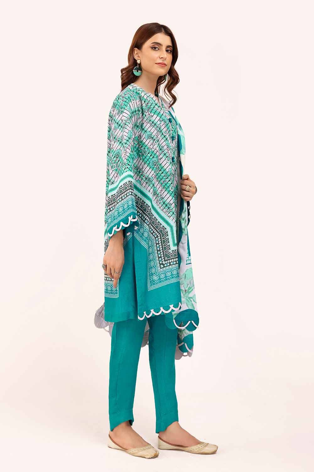 Gul Ahmed | Winter Collection 24 | Karandi Suit AY-42003 - Official Gul Ahmed - Agha Fabrics UK