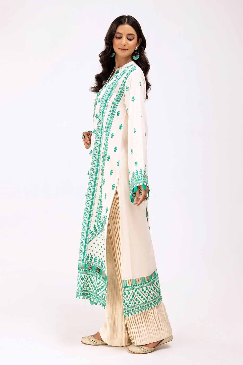 Gul Ahmed | Winter Collection 24 | Karandi Dupatta AY-42008 - Official Gul Ahmed - Agha Fabrics UK