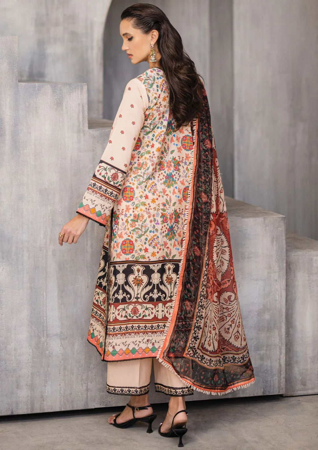 Lawn Collection - Roheenaz - Azalea - RA24#01 - B - Enchanting Eden