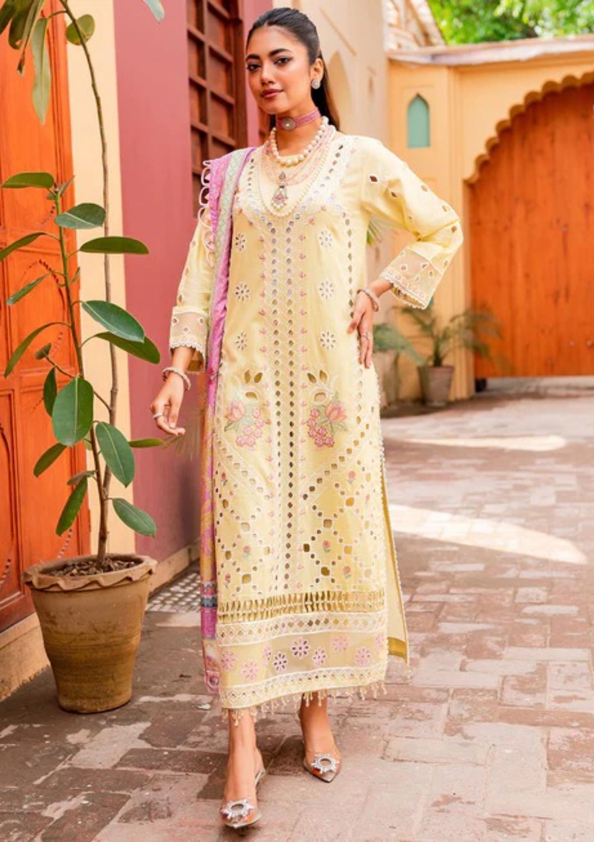 Lawn Collection - Parishay - Noor e Nazar - Eid - NNE#04