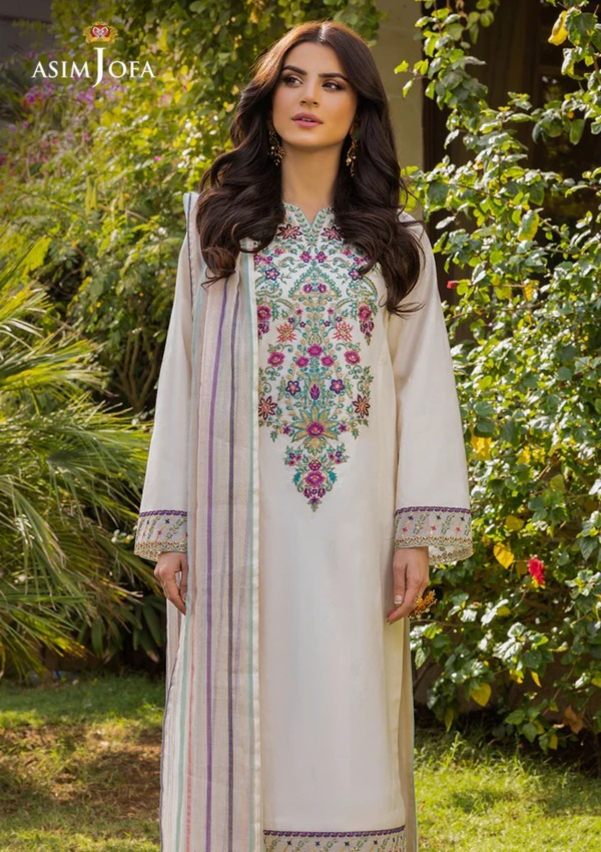 Lawn Collection - Asim Jofa - Festive - AJPE#32 - Official Asim Jofa - Agha Fabrics UK