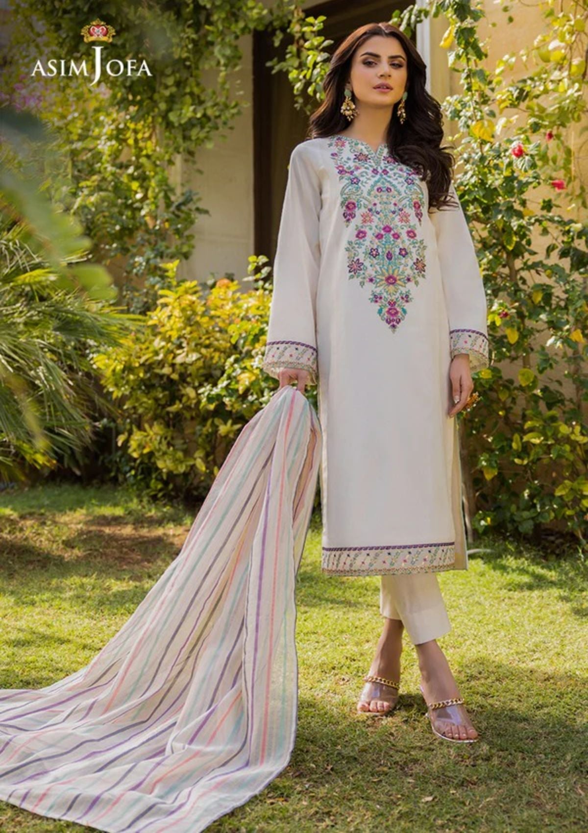 Lawn Collection - Asim Jofa - Festive - AJPE#32 - Official Asim Jofa - Agha Fabrics UK